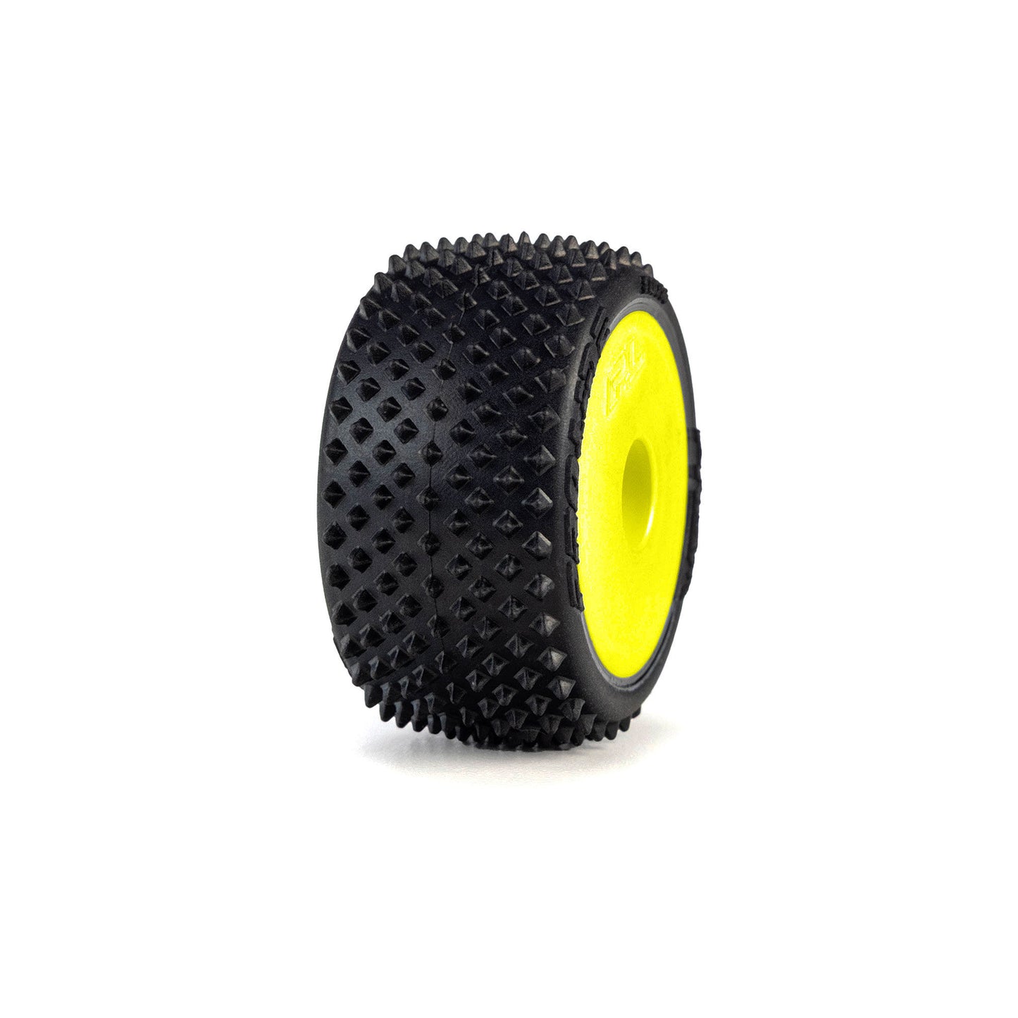 Pro-Line Racing PRO1035612 1:28 Prism Front/Rear Carpet Tire Mounted 7mm, Yellow