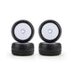 Pro-Line Racing PRO1035613 1:28 Prism Front/Rear Carpet Tires Mounted 7mm, White