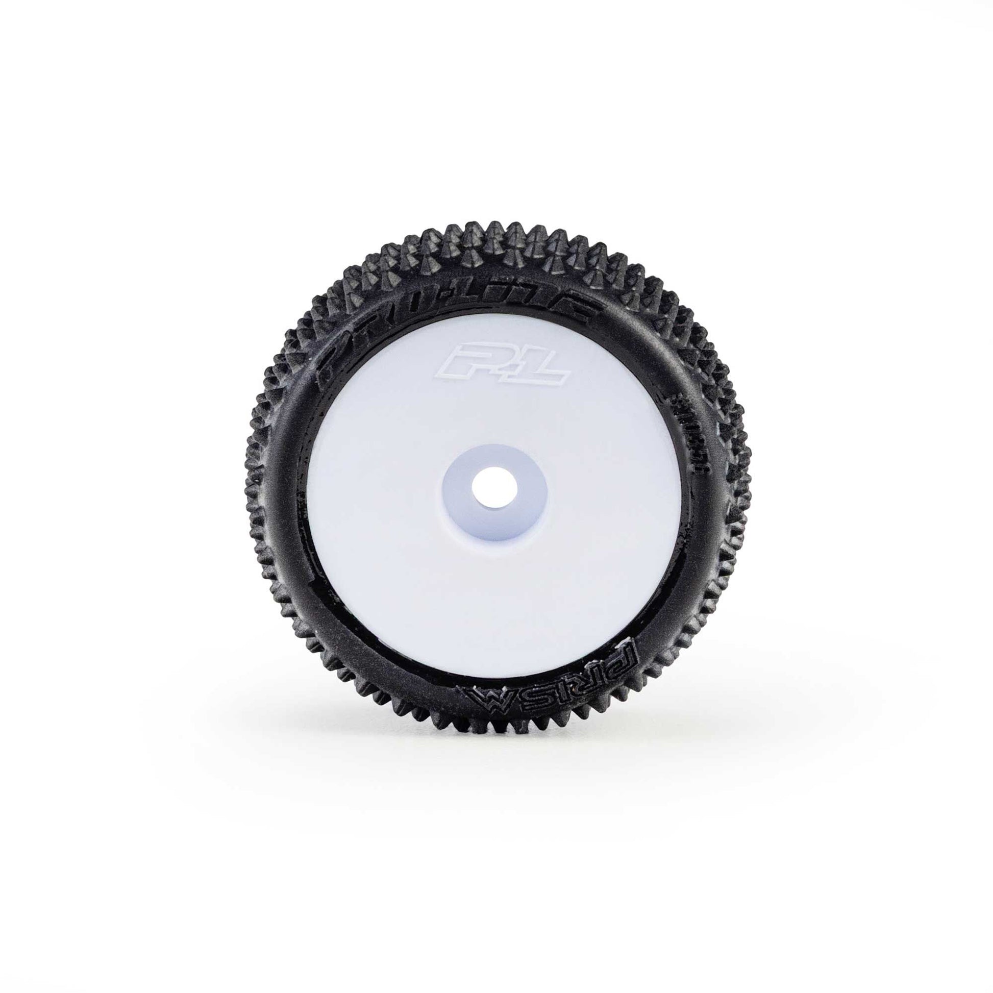 Pro-Line Racing PRO1035613 1:28 Prism Front/Rear Carpet Tires Mounted 7mm, White