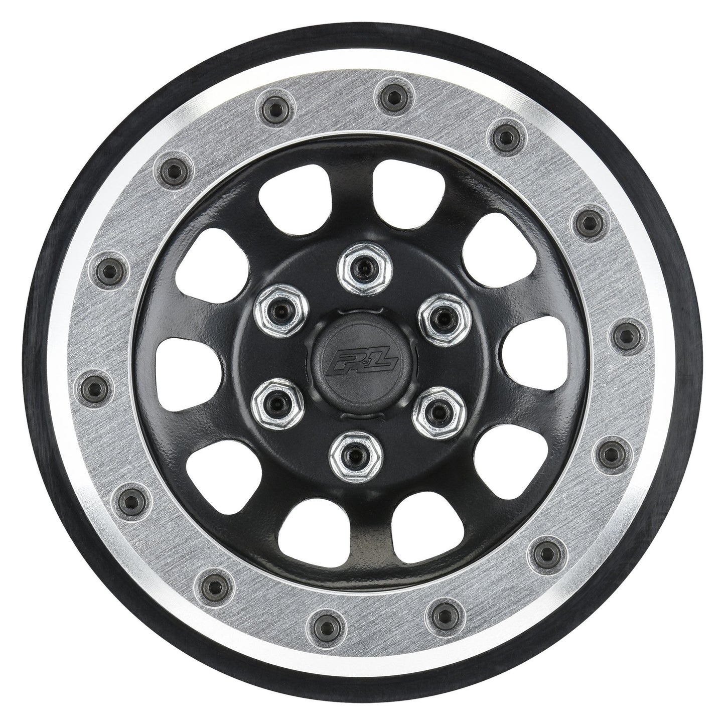 Pro-Line Racing 283801 1:6 Steelies 2.9" Dual Offset SCX6 Wheels Silver/Black