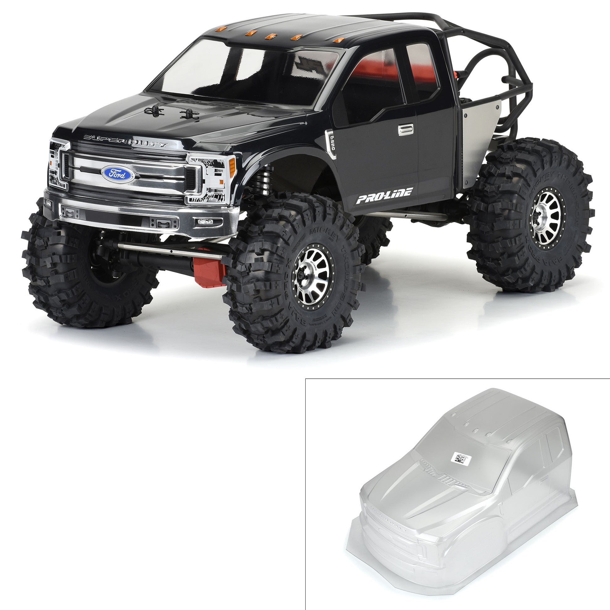 Pro-Line Racing 361600 1:6 SCX6 2017 Ford F-250 Super Duty Cab-Only Clear Body