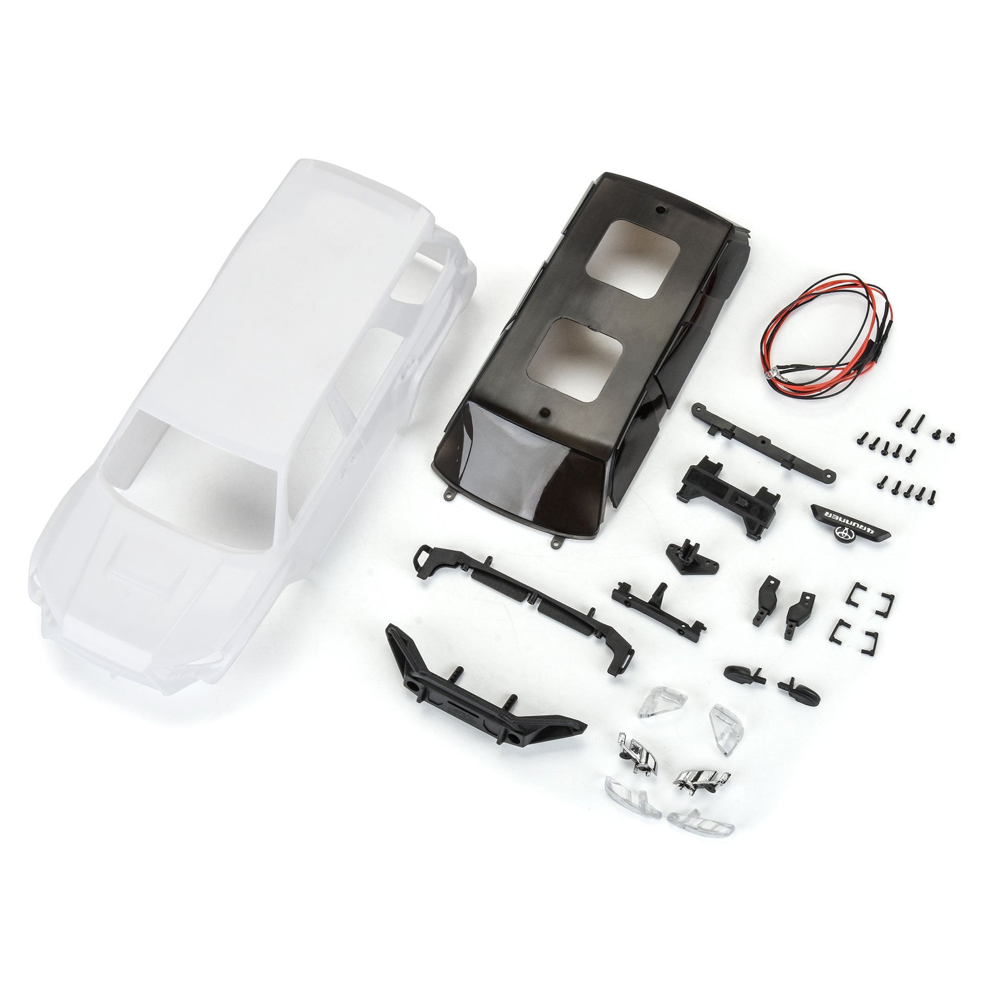 Pro-Line Racing 362100 1:24 2024 Toyota 4Runner TRD Pro White Hard Body