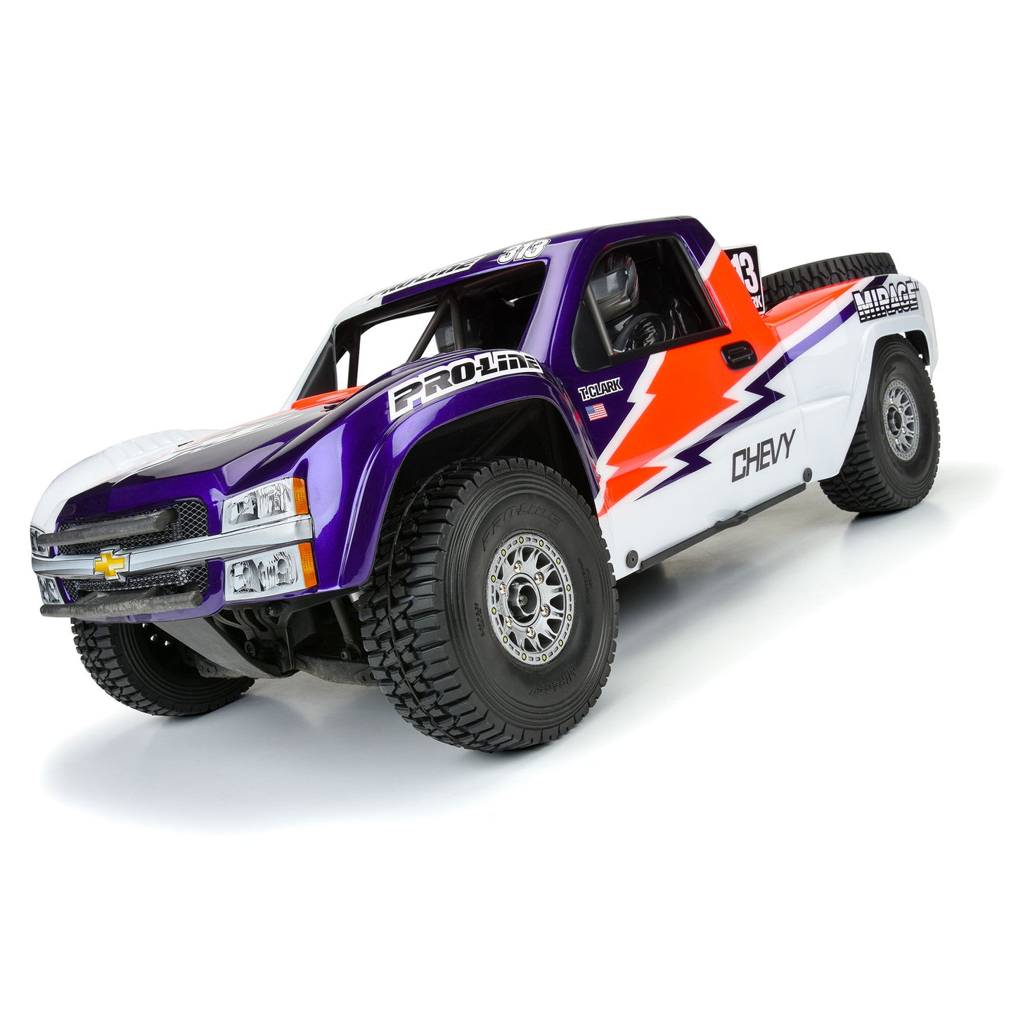 Pro-Line Racing 362417 1:7 Pre-Cut 2007 Chevy Silverado Clear Body