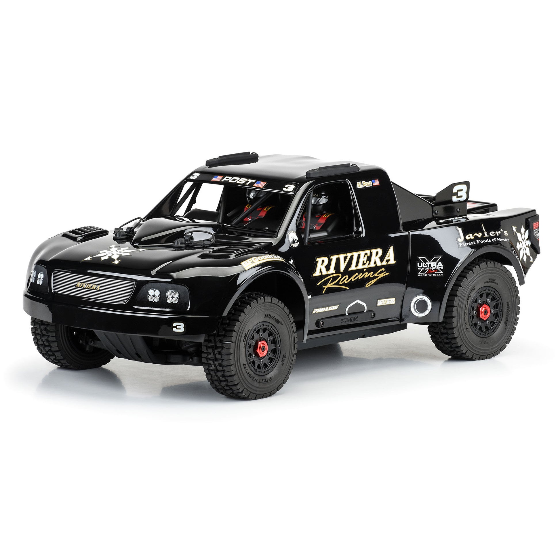 Pro-Line Racing 363818 1:8 1997 Ford F-150 Trophy Truck Riviera Black Body
