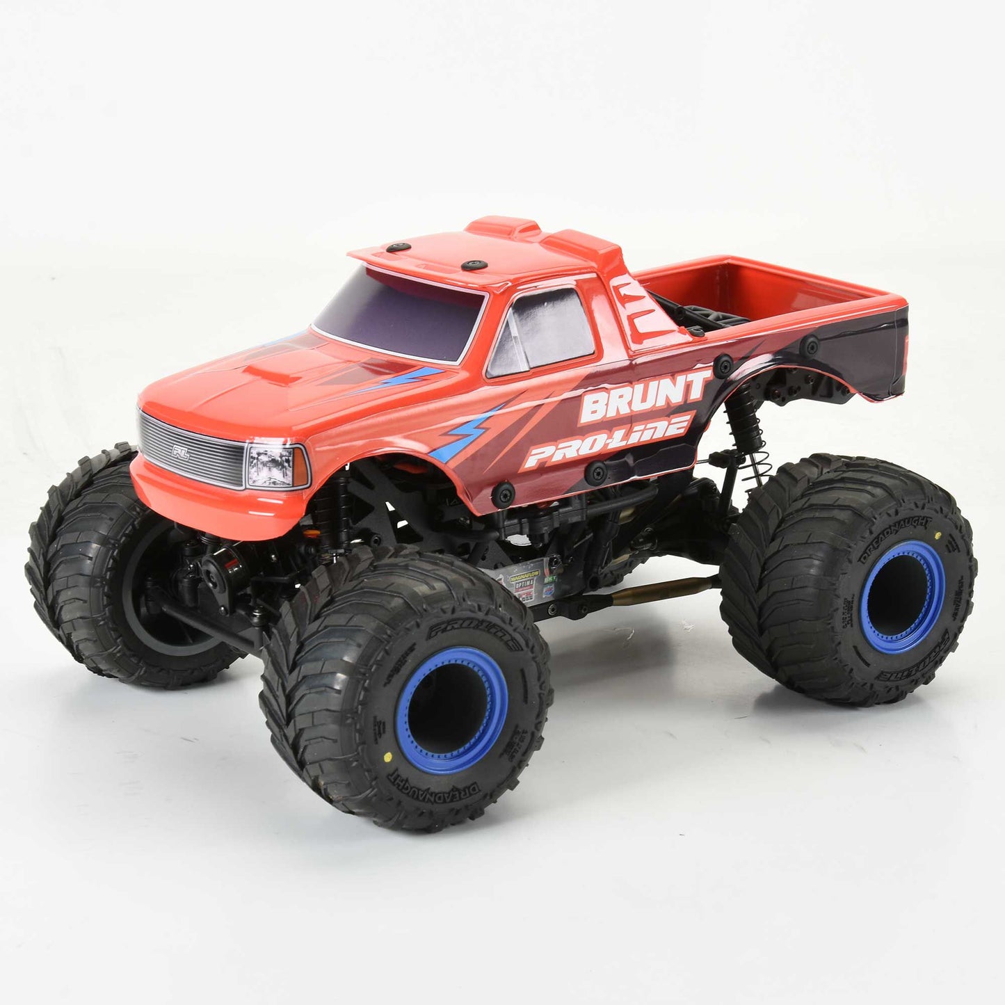 Pro-Line Racing 365812 1:18 Losi Mini LMT Pre-Cut Brunt Tough-Color Red Body