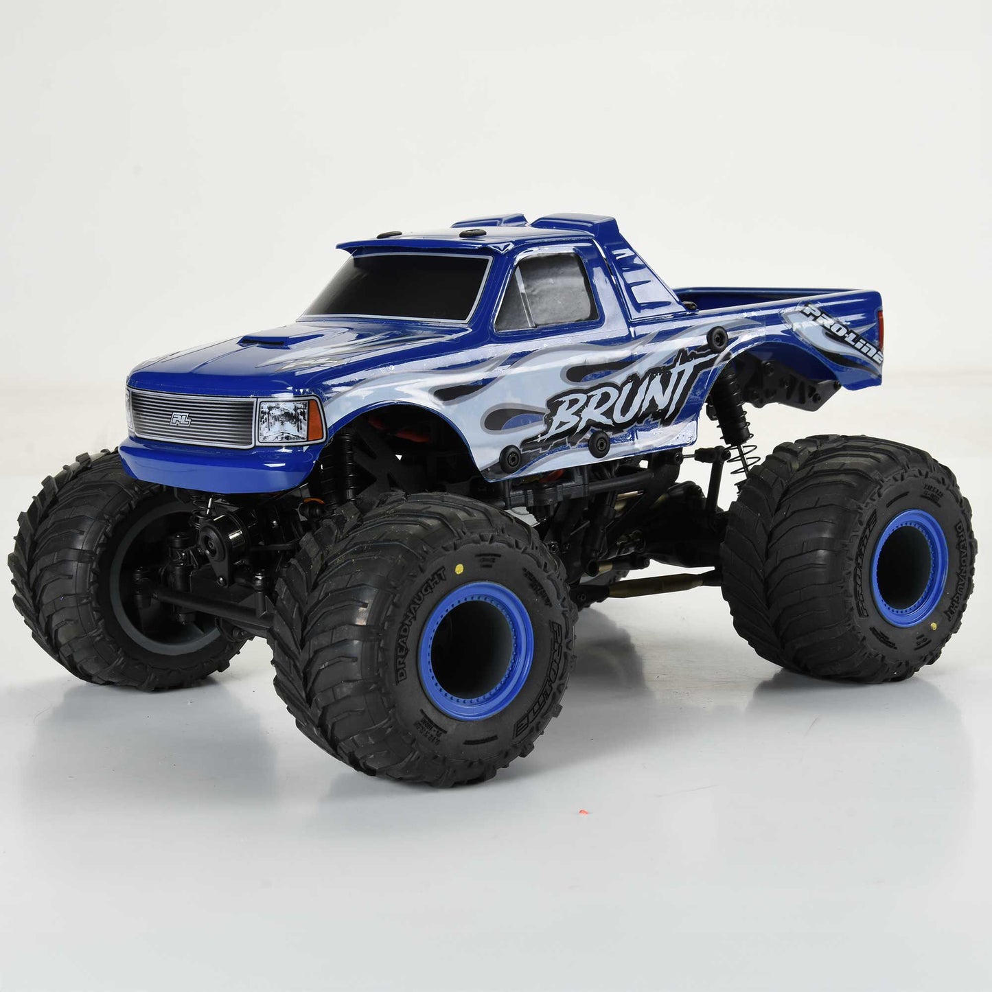Pro-Line Racing 365813 1:18 Losi Mini LMT Pre-Cut Brunt Tough-Color Blue Body