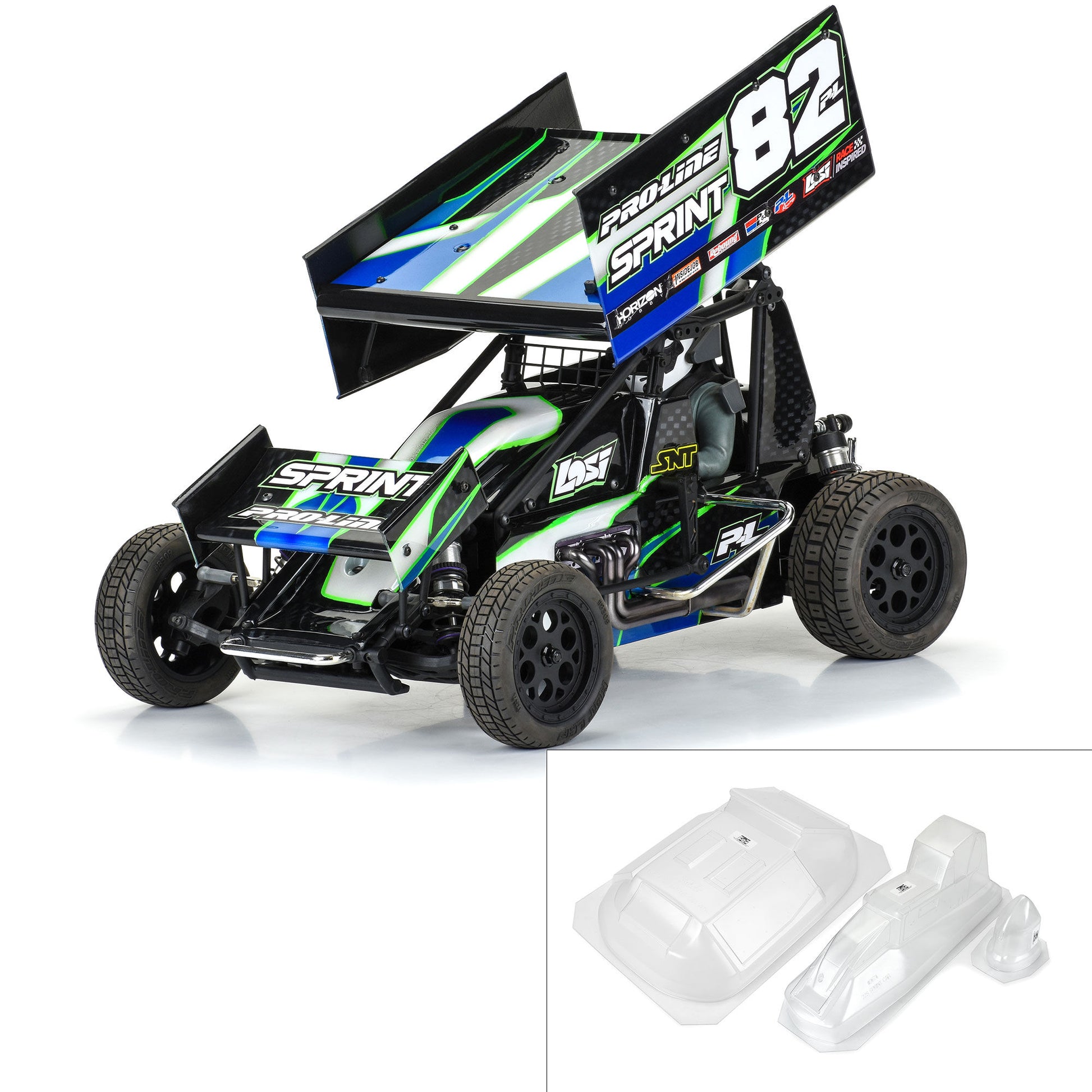 Pro-Line Racing 367400 1:10 Sprint Car Light Weight Clear Body Panel Kit