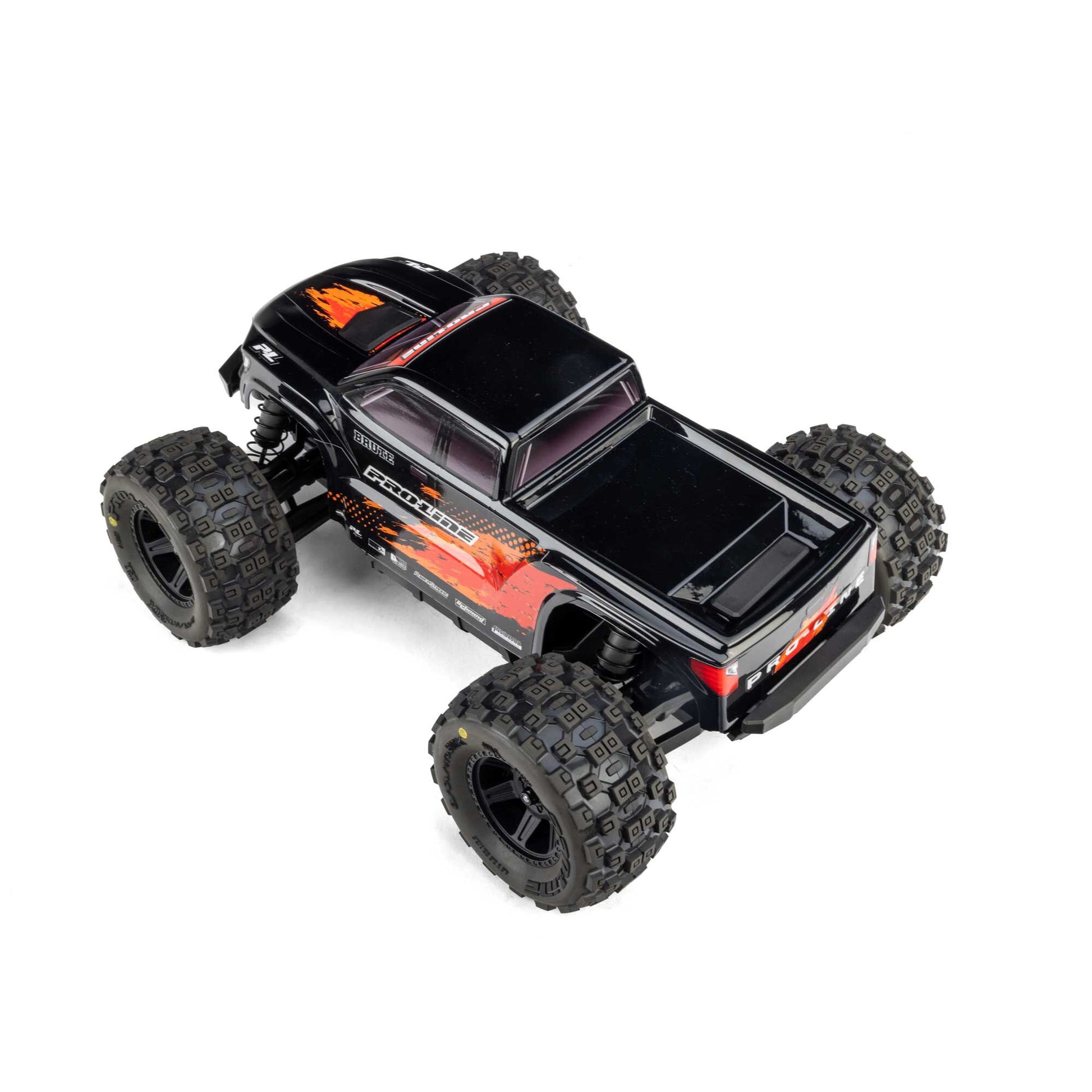 Pro-Line Racing PRO368118 1:16 Pre-Cut Truck Body Tough Color Black