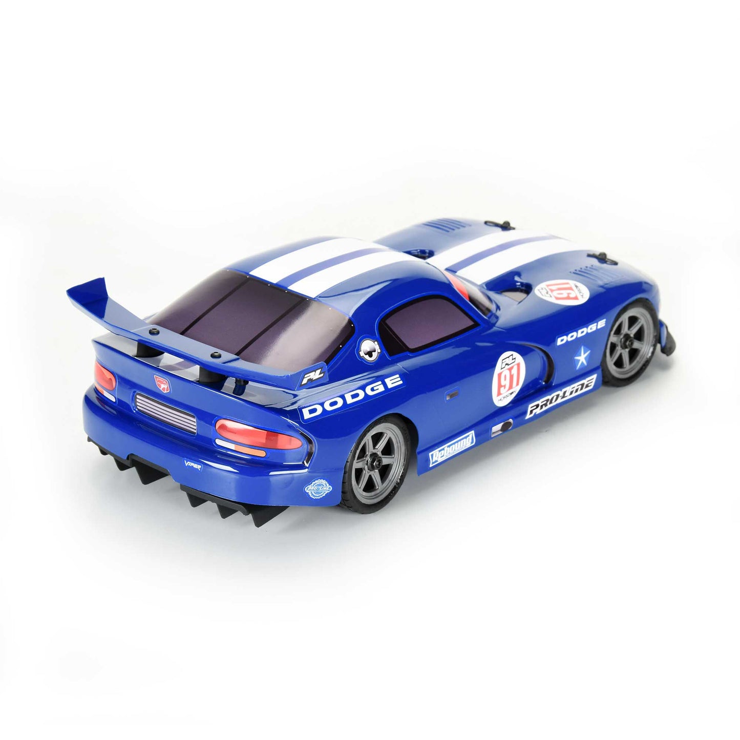 Pro-Line Racing 368413 1:12 Losi NASCAR Pre-Cut 2002 Dodge Viper GTS Blue Body