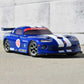 Pro-Line Racing 368413 1:12 Losi NASCAR Pre-Cut 2002 Dodge Viper GTS Blue Body