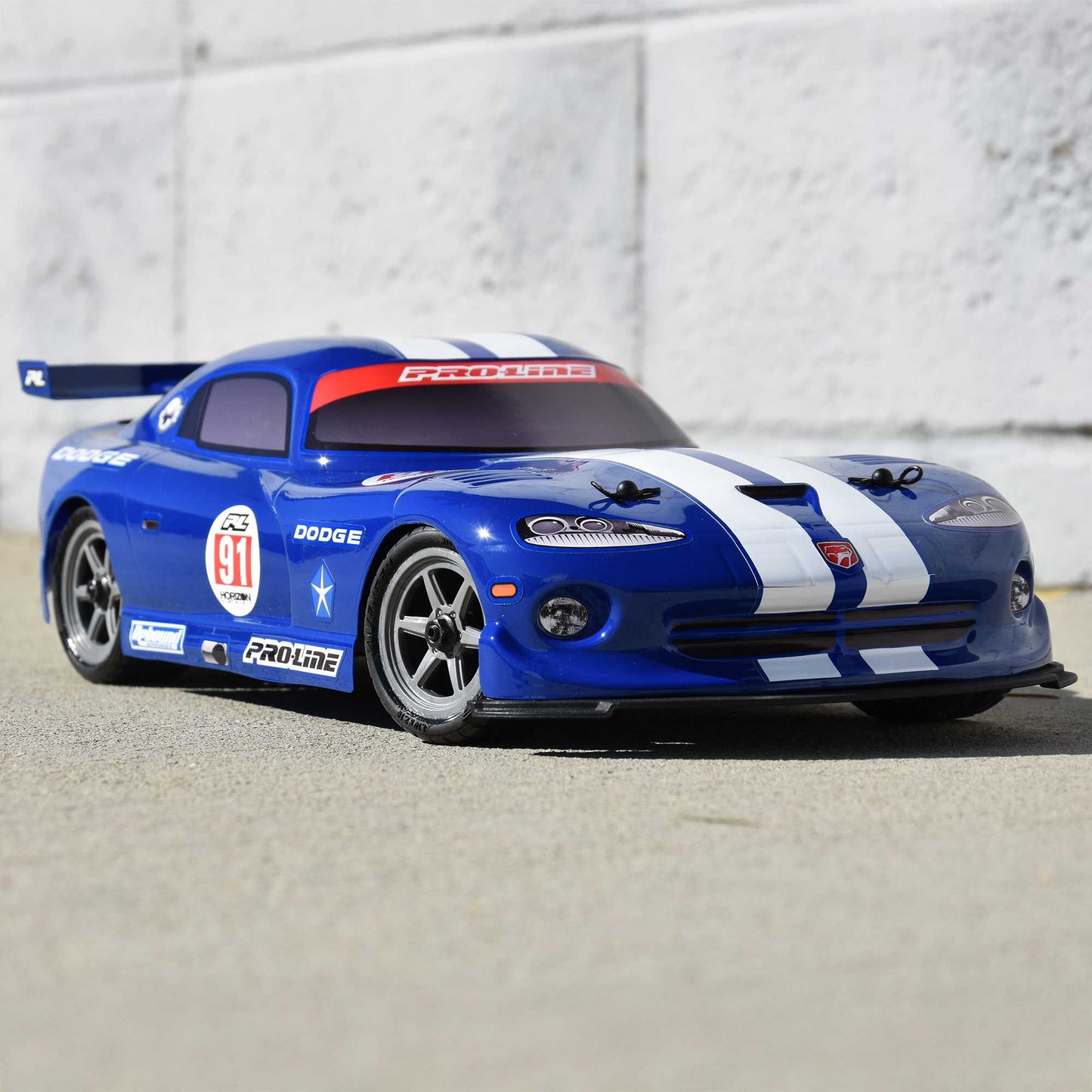 Pro-Line Racing 368413 1:12 Losi NASCAR Pre-Cut 2002 Dodge Viper GTS Blue Body