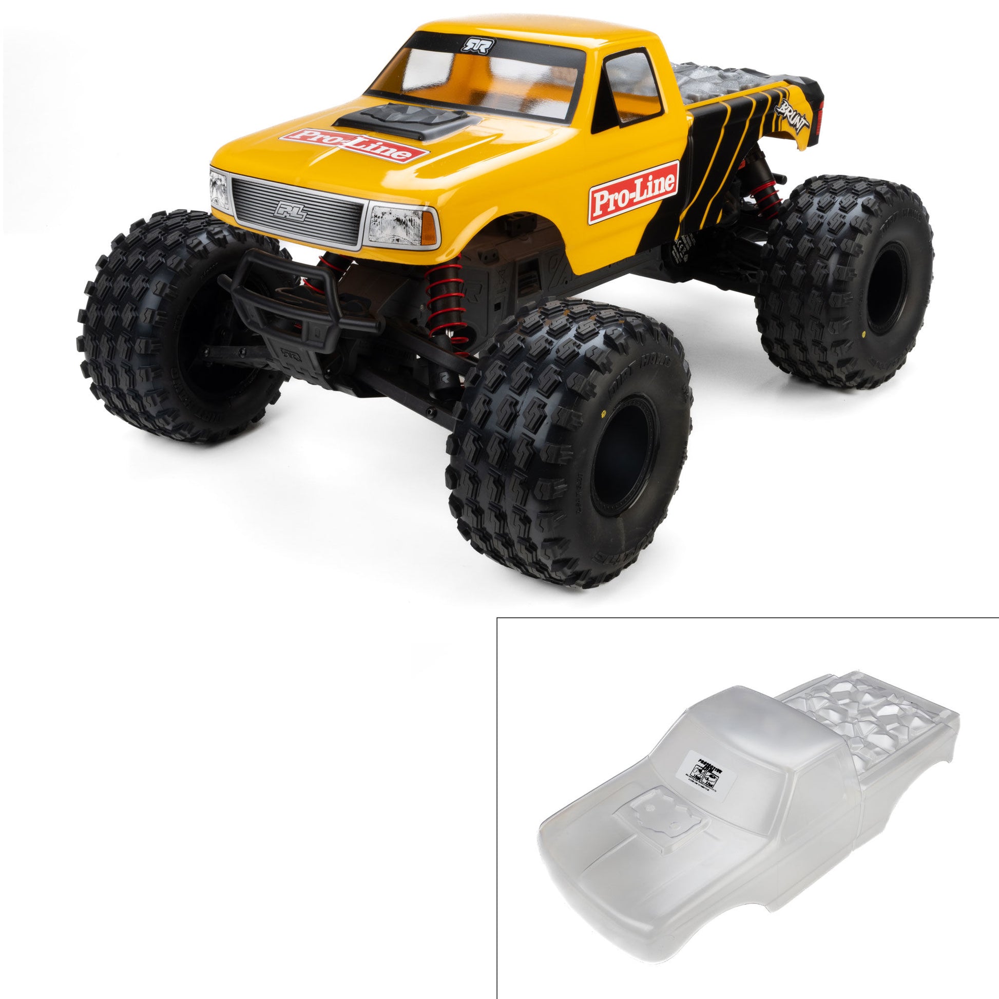 Pro-Line Racing 369117 1:10 ARRMA QUAKE 223S Pre-Cut Brunt Clear Body