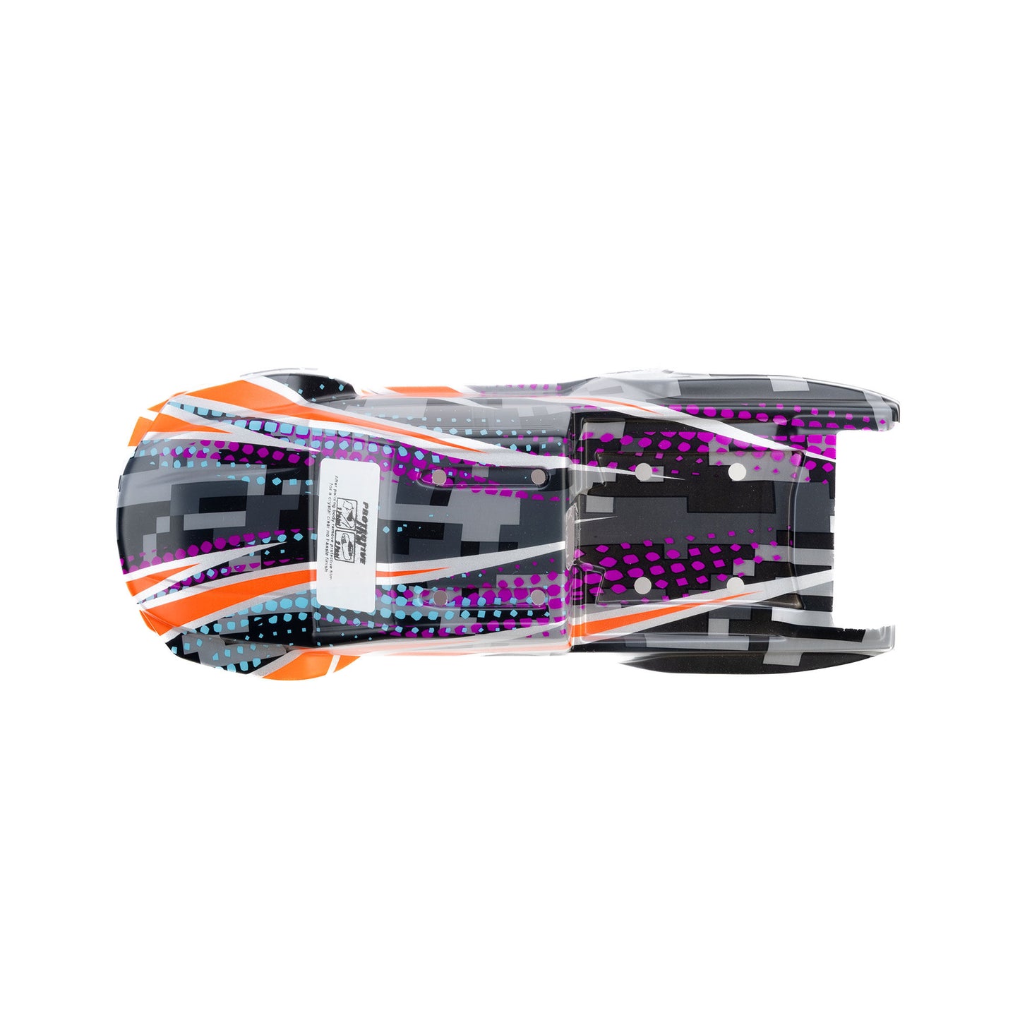 Pro-Line Racing 369321 1:16 PreCut/PrePainted Brute Digi Body w/ Clipless System
