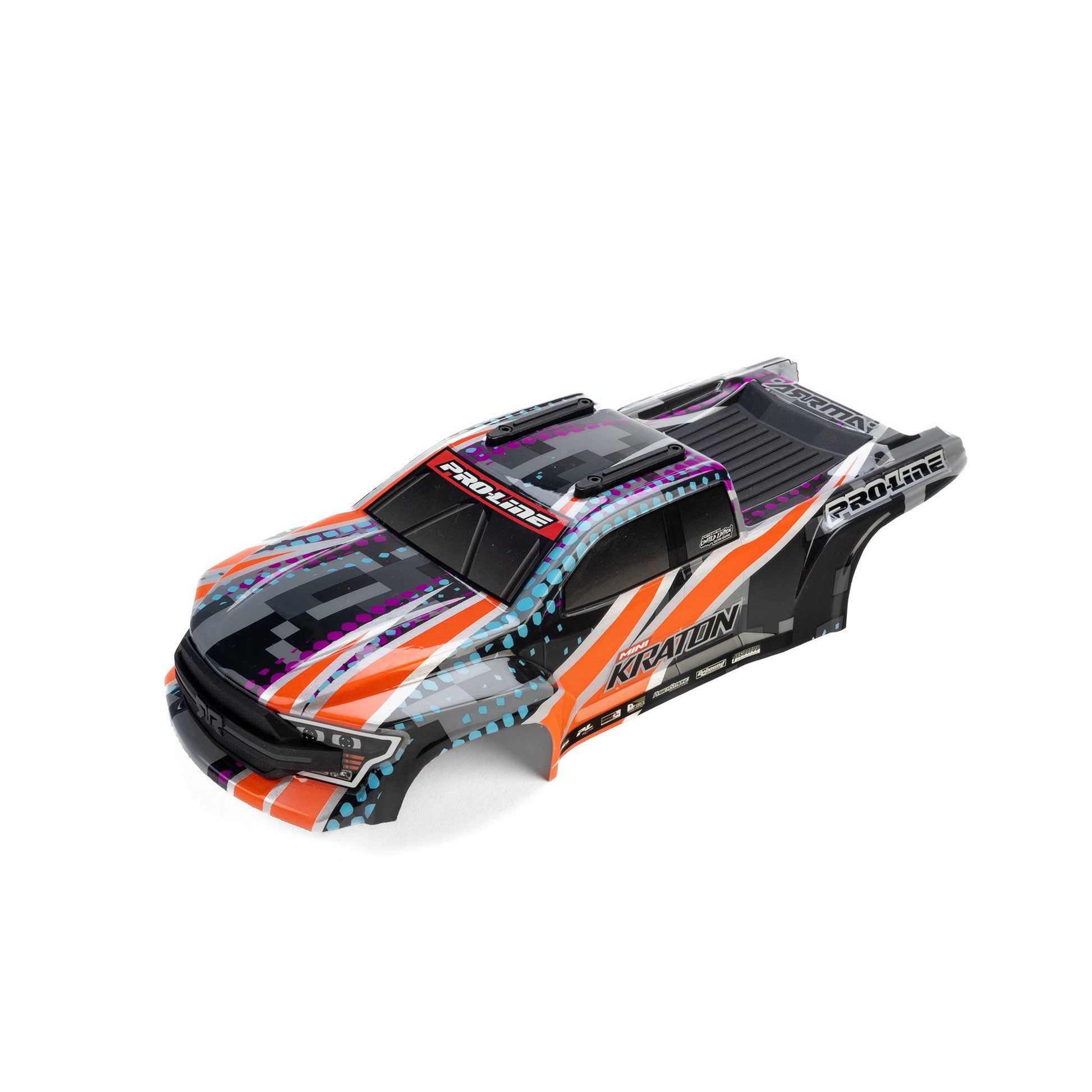 Pro-Line Racing 369321 1:16 PreCut/PrePainted Brute Digi Body w/ Clipless System