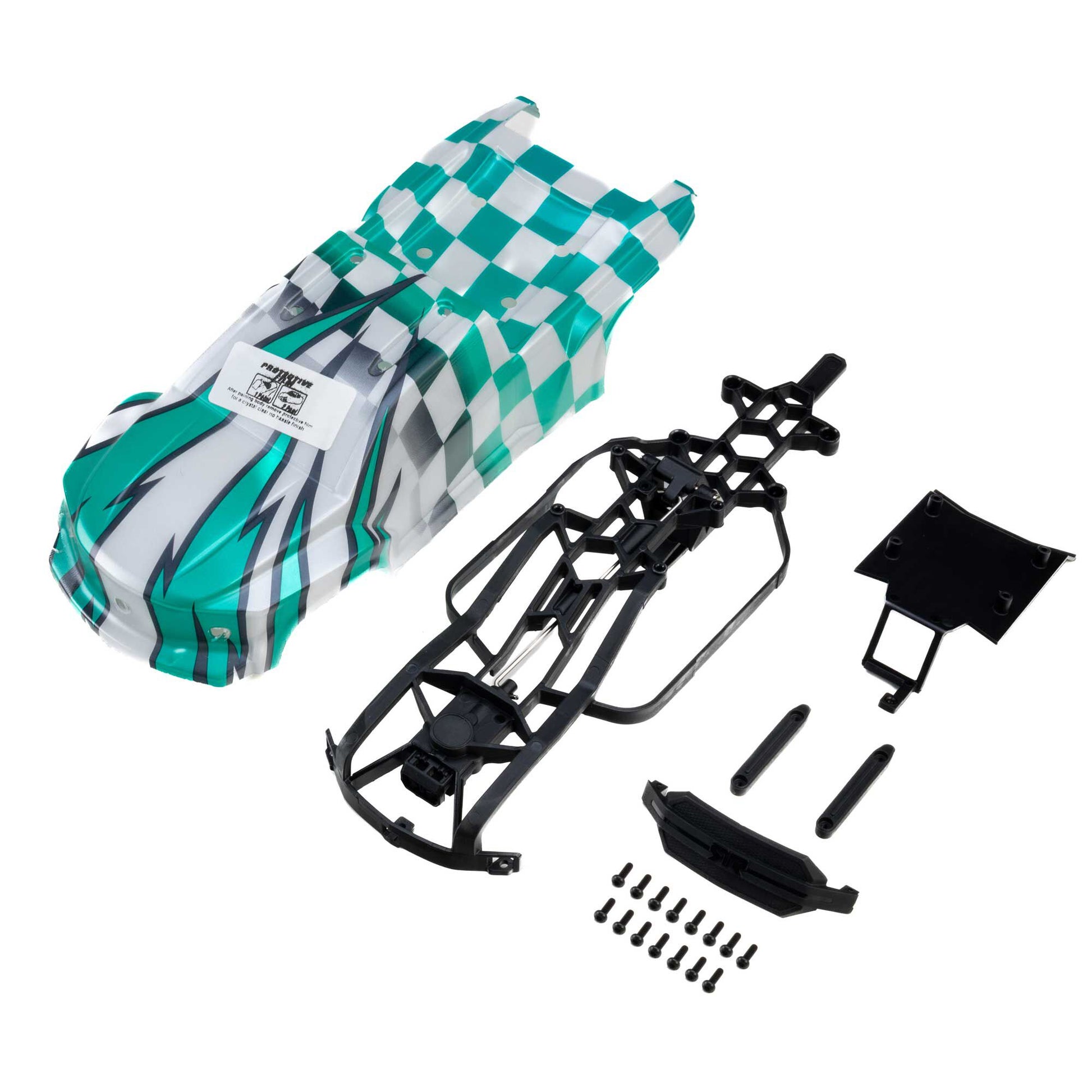 Pro-Line Racing 369322 1:16 Brute Body Checkmate with Clipless System