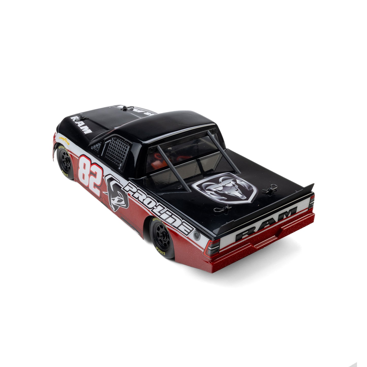 Pro-Line Racing 369917 1:12 Losi NASCAR Pre-Cut 2026 Ram 1500 Truck Clear Body