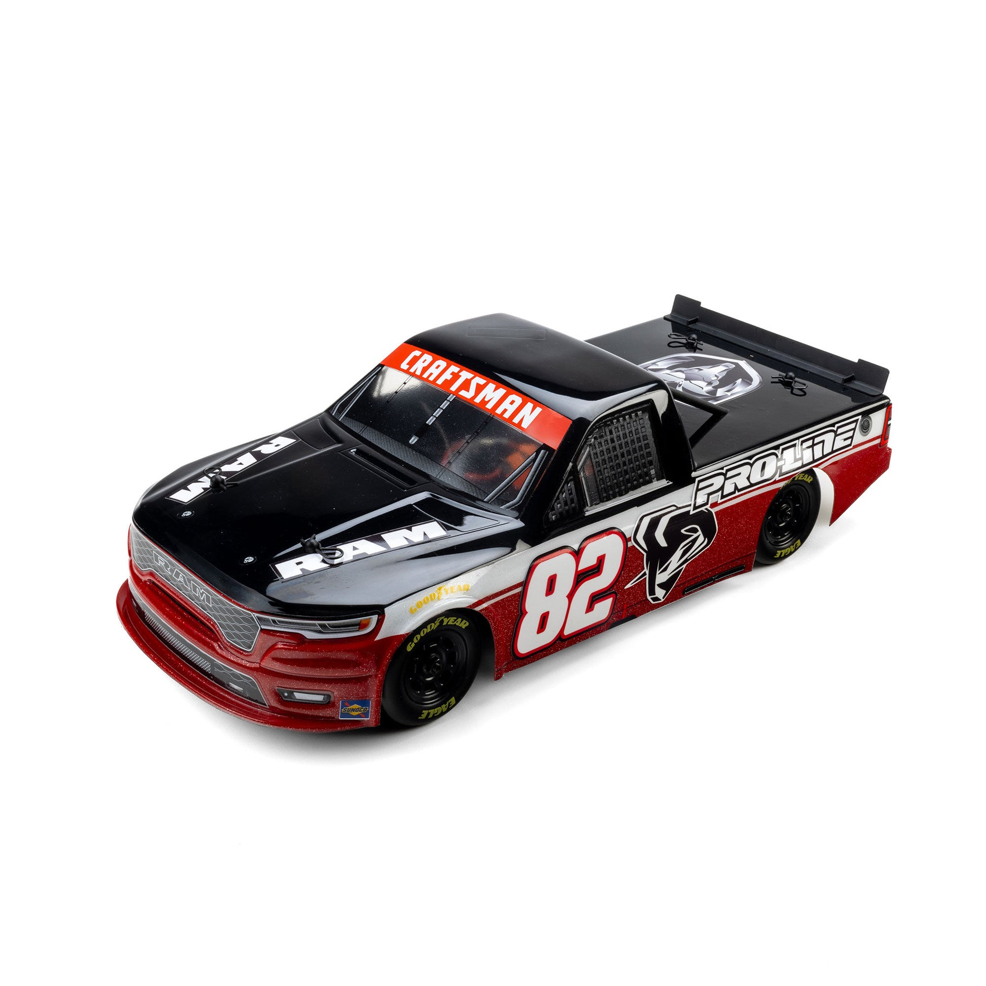 Pro-Line Racing 369917 1:12 Losi NASCAR Pre-Cut 2026 Ram 1500 Truck Clear Body