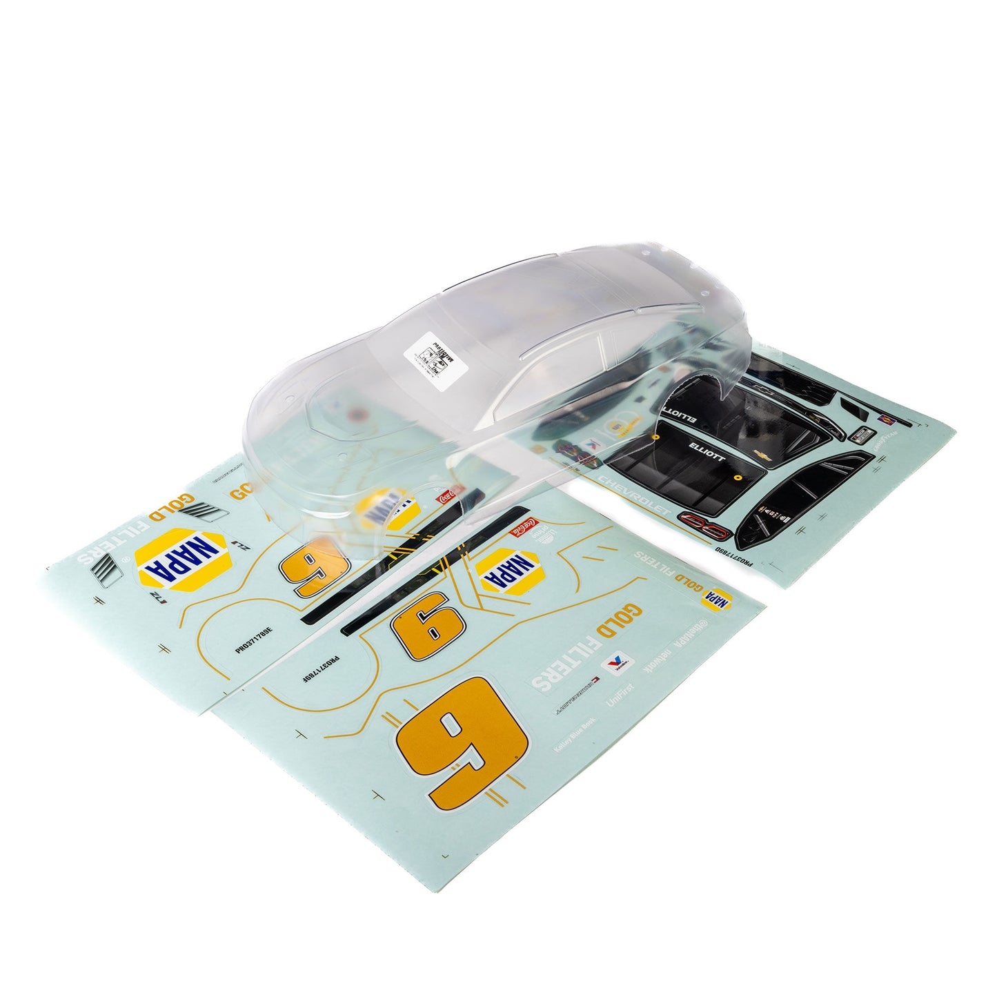 Pro-Line Racing 371720 1:12 Chase Elliott #9 NAPA DIY Clear 2025 Body