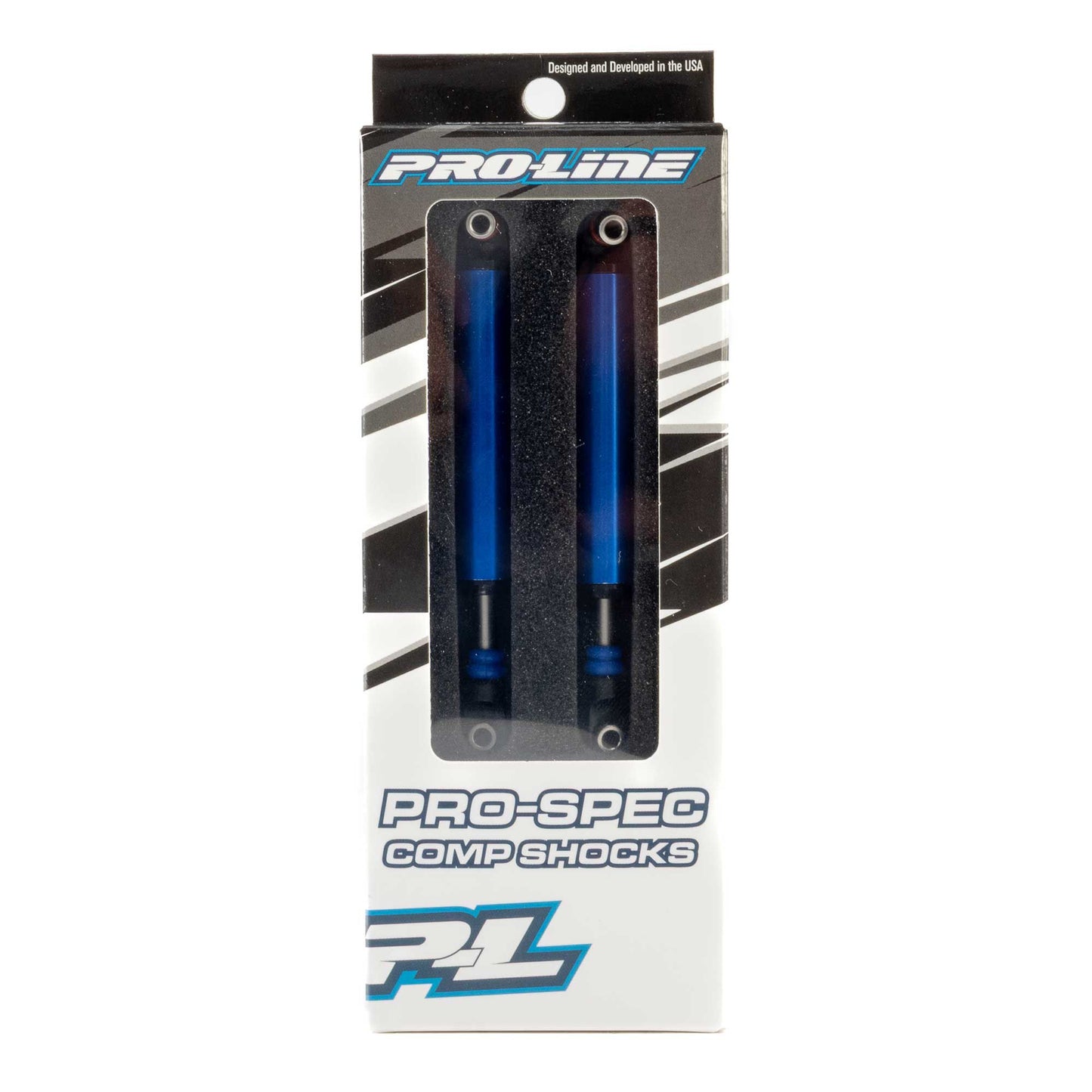 Pro-Line Racing PRO641001 1:10 97mm Blue Pro-Comp Front/Rea Scaler Shocks