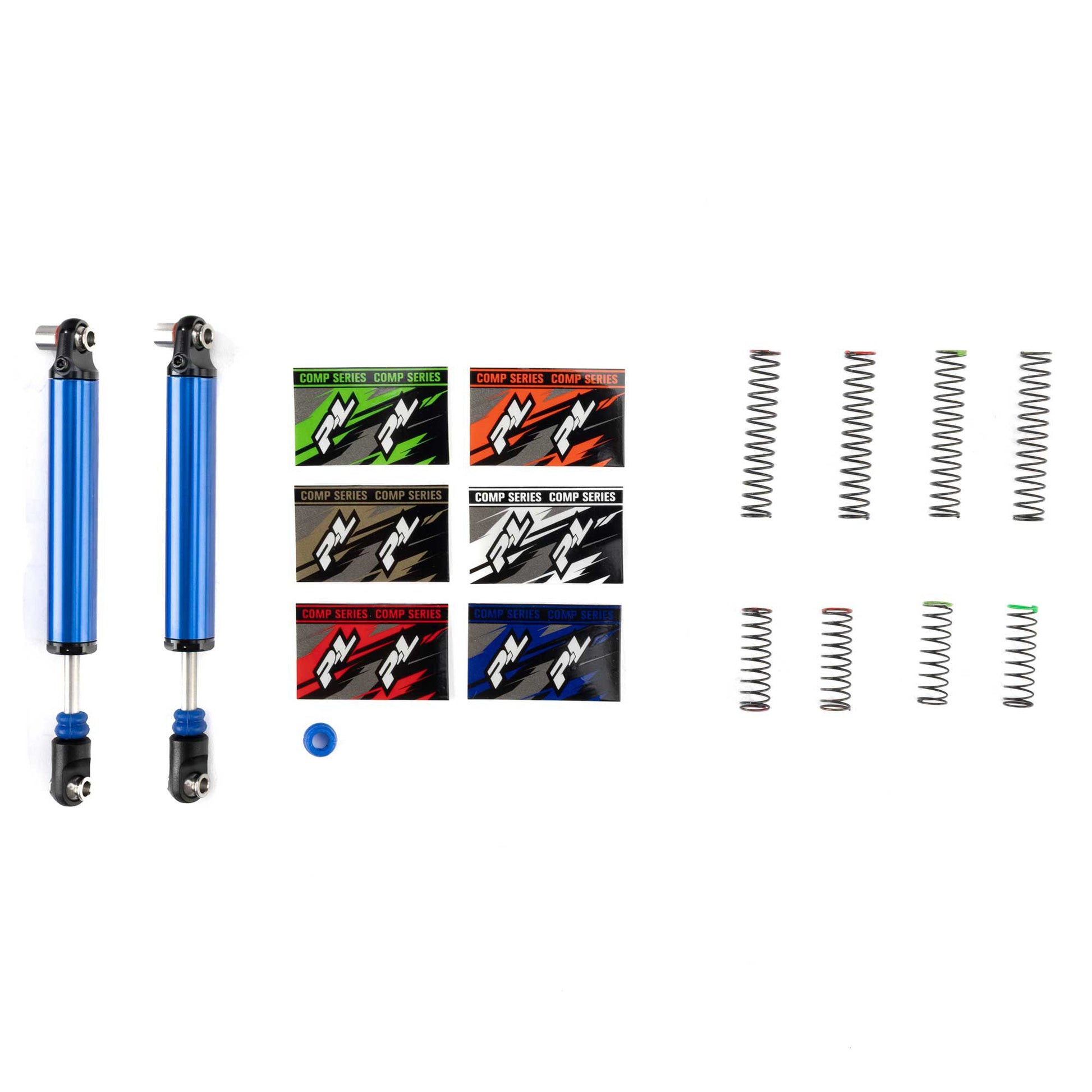 Pro-Line Racing PRO641001 1:10 97mm Blue Pro-Comp Front/Rea Scaler Shocks