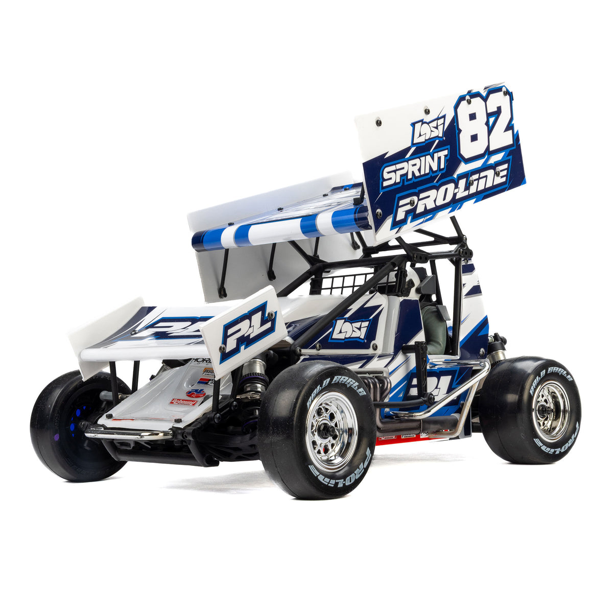 Pro-Line Racing 832417 1:10 Bald Eagle MC Rear Dirt Oval Tires (Pack of 2)