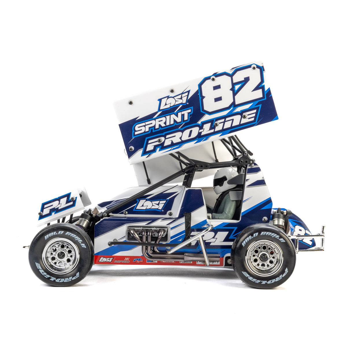Pro-Line Racing 832417 1:10 Bald Eagle MC Rear Dirt Oval Tires (Pack of 2)