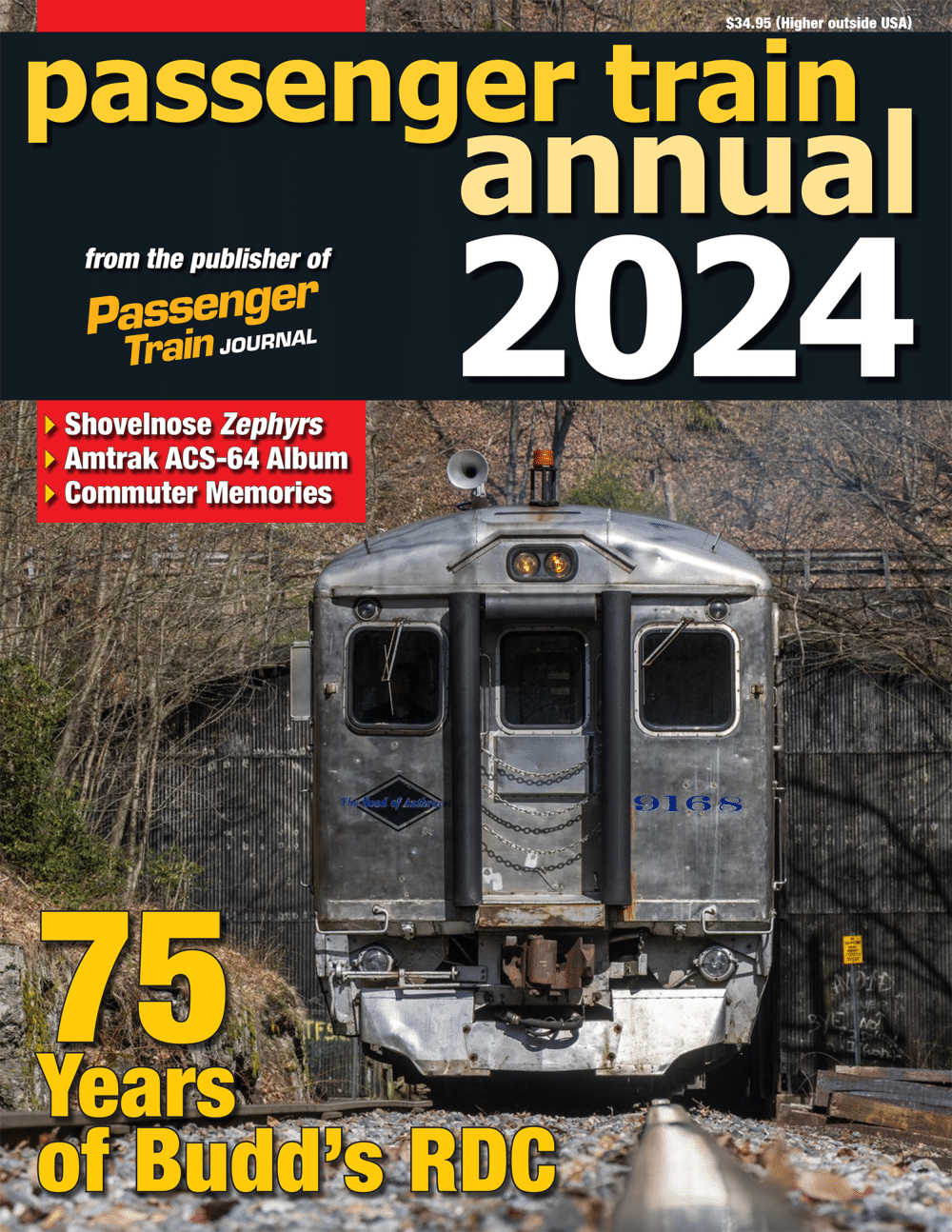 White River Productions PTA24 Passenger Train Annual 2024 Softcover Book