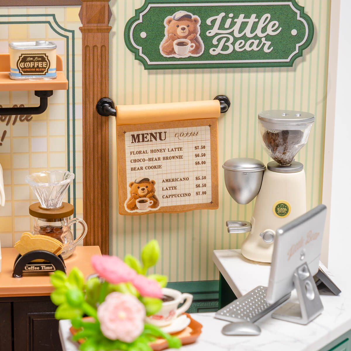 Robotime DW028 Rolife Perfect Romance Cafe DIY Miniature House