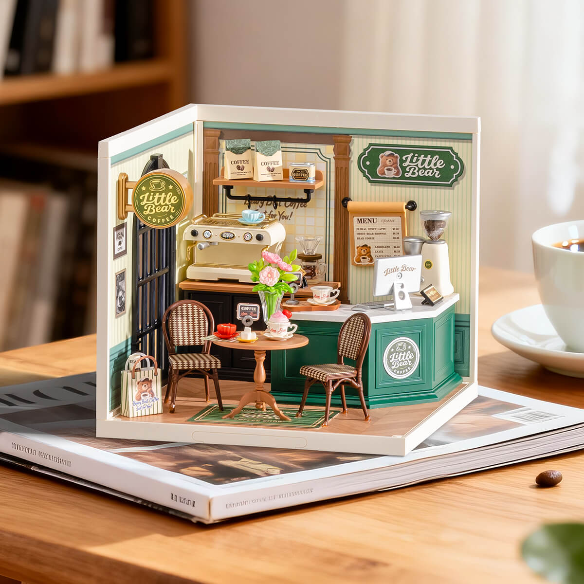 Robotime DW028 Rolife Perfect Romance Cafe DIY Miniature House
