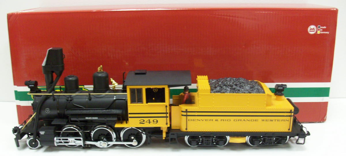 LGB 21192 Denver & Rio Grande 2-6-0 Steam Locomotive & Tender w/ MTS Sound LN/Box