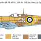 Italeri 1482 1:72 Spitfire Mk.V/Mk.IX Aces Fighter Aircraft Plastic Model Kit
