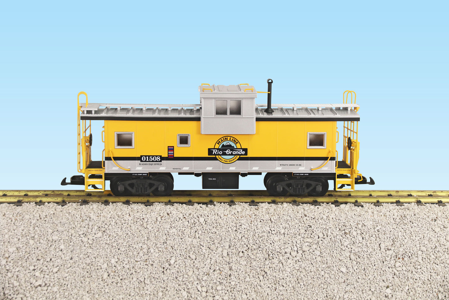 USA Trains R12105 G Denver & Rio Grande Illuminated Caboose #01508
