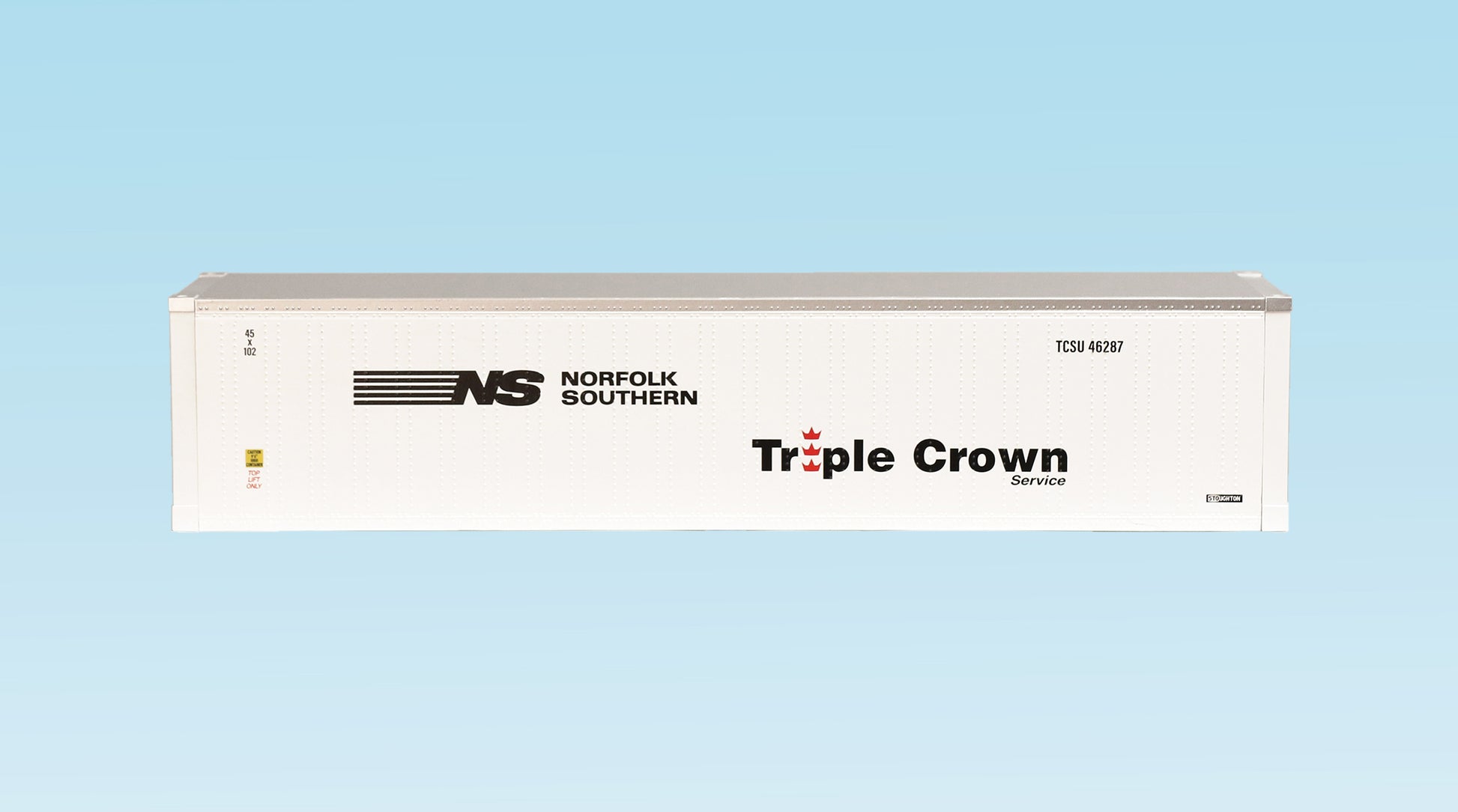 USA Trains R1710C G NS Triple Crown 45' Container with Smooth Sides
