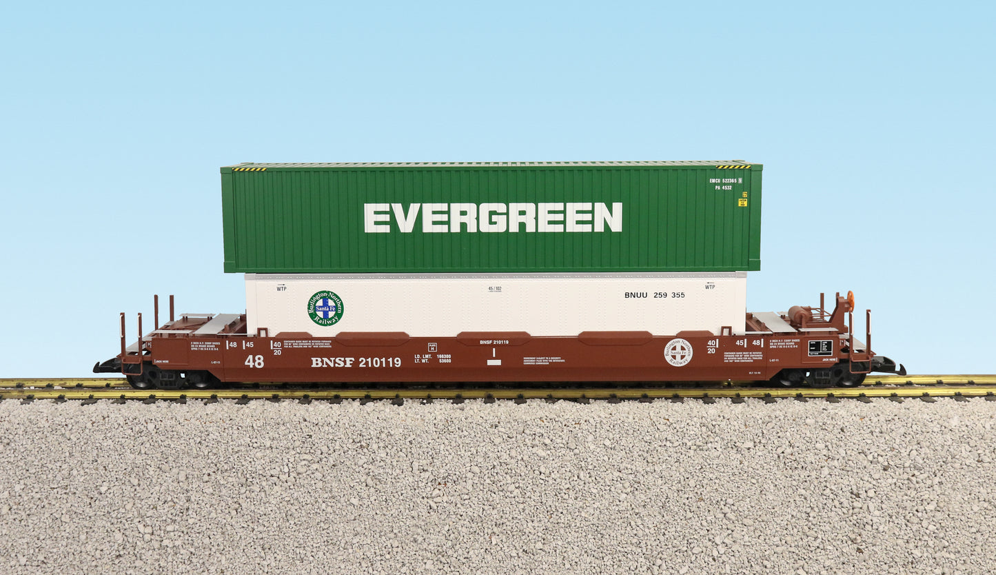 USA Trains R17112 G BNSF Circle Logo Intermodal Car with Container #3