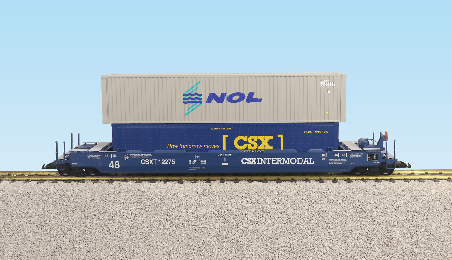 USA Trains R17131 G CSX Intermodal Car with Containers #3