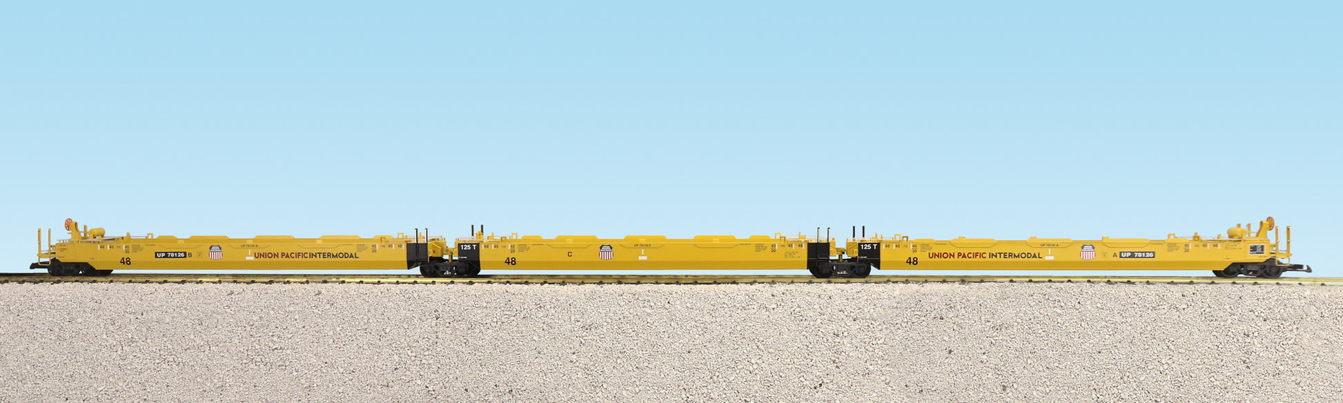 USA Trains R17163 G Union Pacific Intermodal Car (Set of 3)