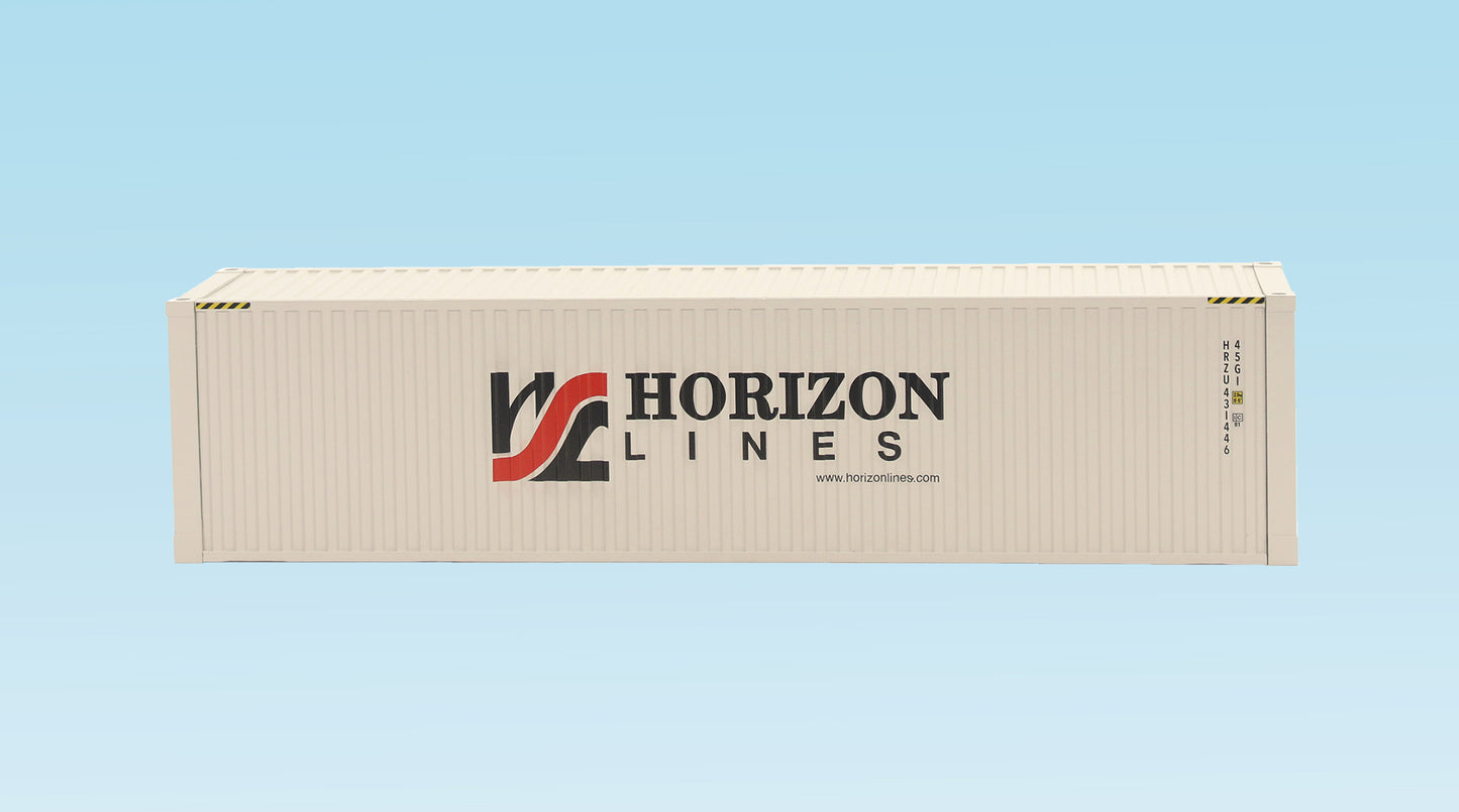 USA Trains R1720B G Horizon Lines 40' Container w/Corrugated Sides