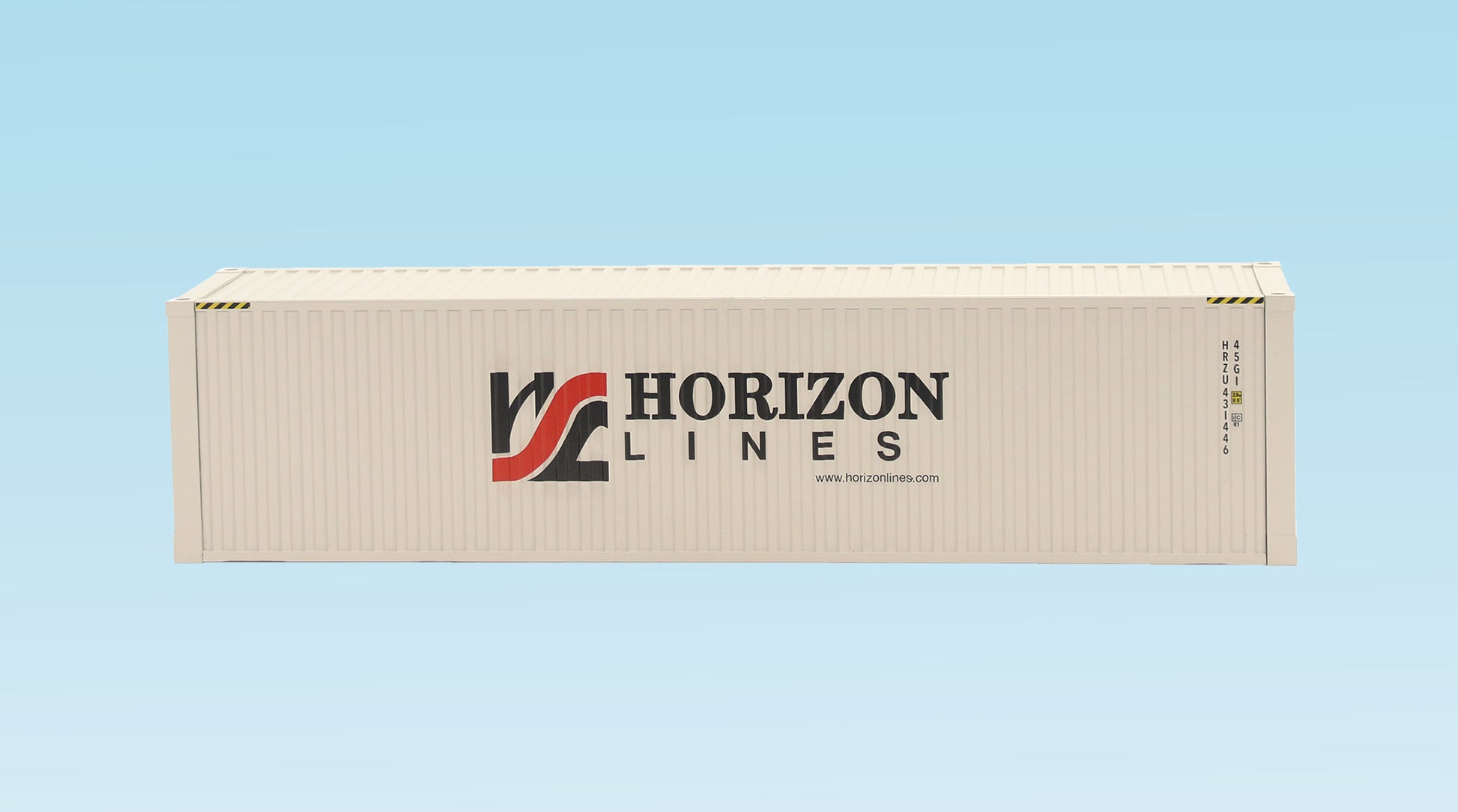 USA Trains R1720B G Horizon Lines 40' Container w/Corrugated Sides