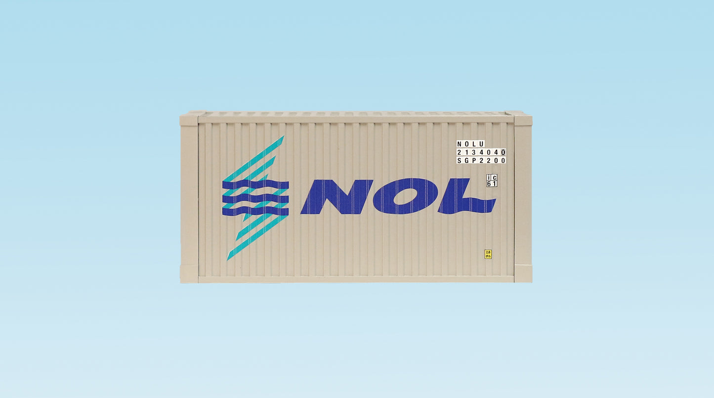 USA Trains R1735A G NOL 20' Container with Corrugated Sides