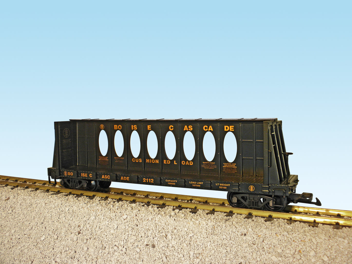 USA Trains R17407B G Boise Cascade Center I-Beam Flat Car #2116