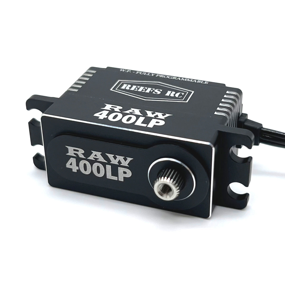 Reef's RC REEFS137 Black RAW 400LP Fully Programmable Waterproof Servo