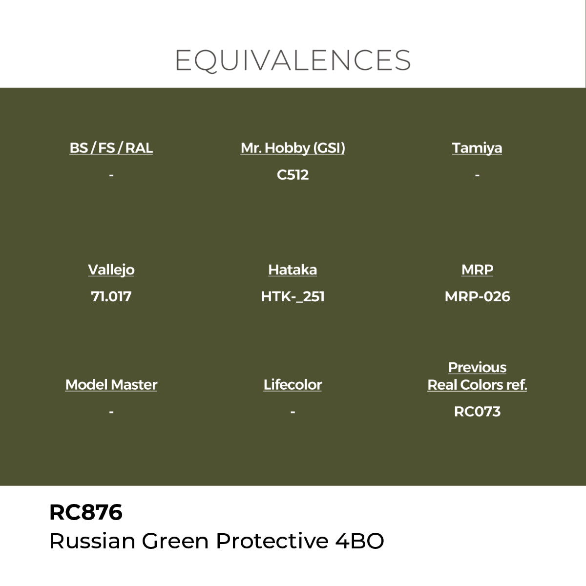 AK Interactive RC876 Real Colors Russian Green Protective 4BO - 17 ml Bottle