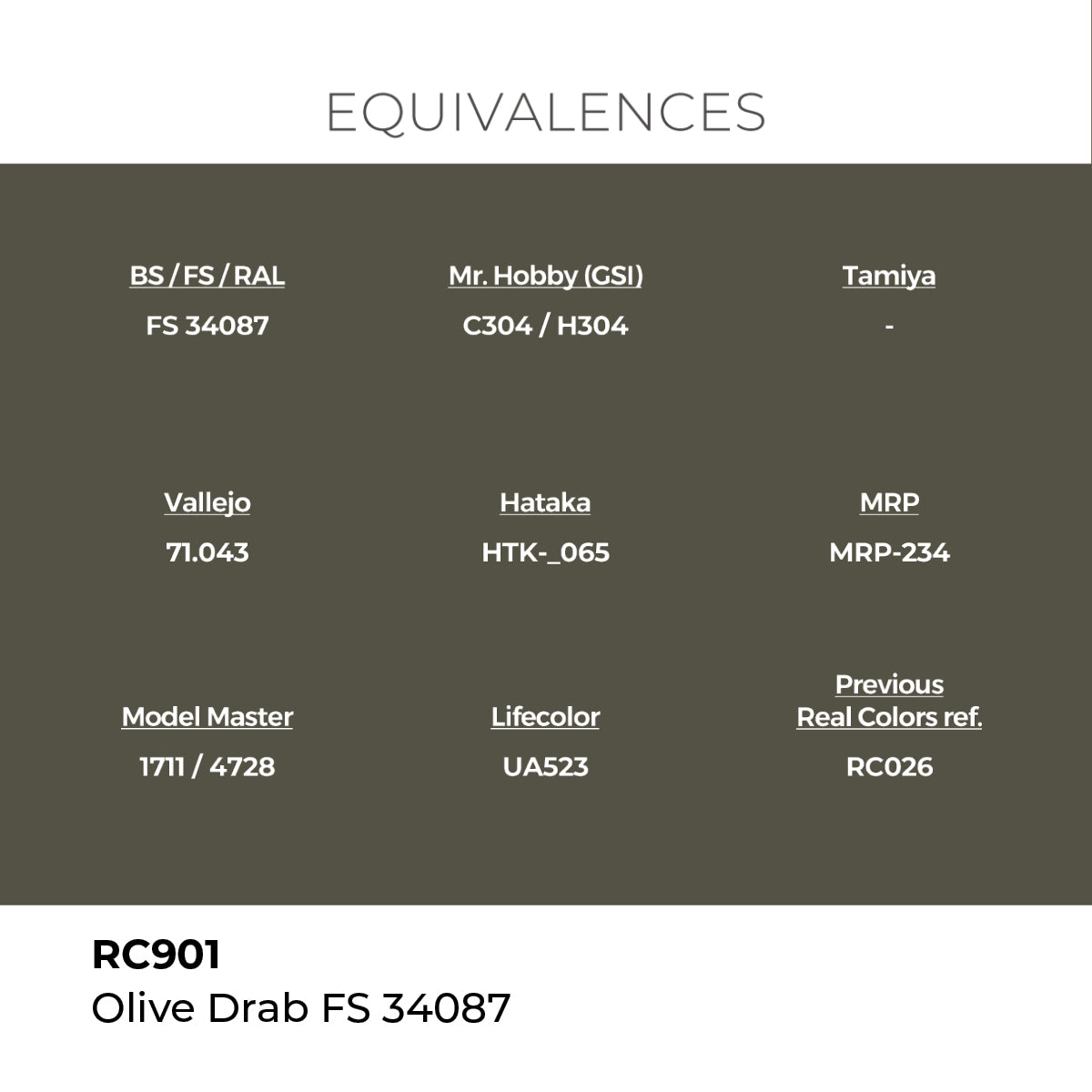 AK Interactive RC901 Real Colors Military Olive Drab - 17 ml Paint Bottle