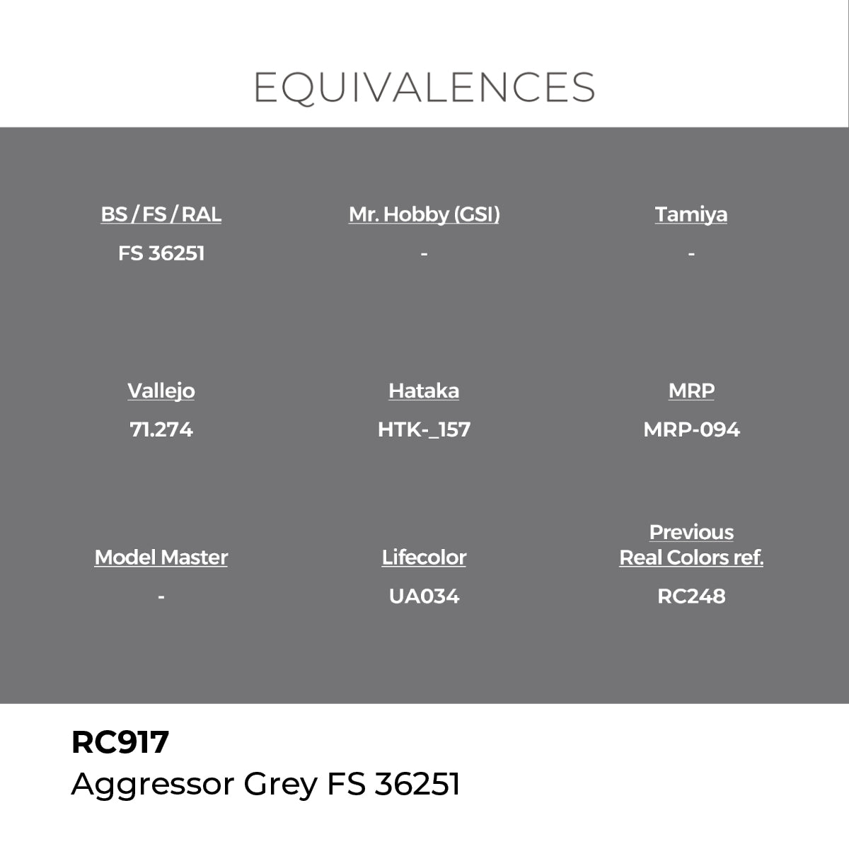 AK Interactive RC917 Real Colors Military Aggressor Grey - 17 ml Paint Bottle