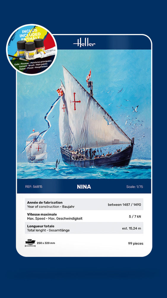 Heller 56815 1:75 Nina Starter Kit