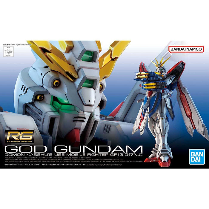 Bandai 2583477 1:144 RG #037 GF13-017NJ II God Gundam Plastic Model Kit