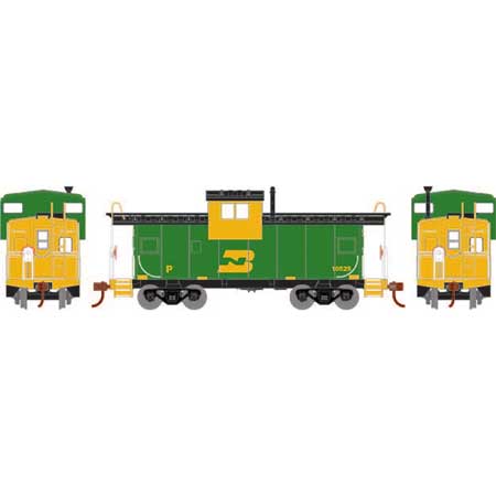 Roundhouse RND1356 HO Burlington Northern Wide Vision Caboose #10525