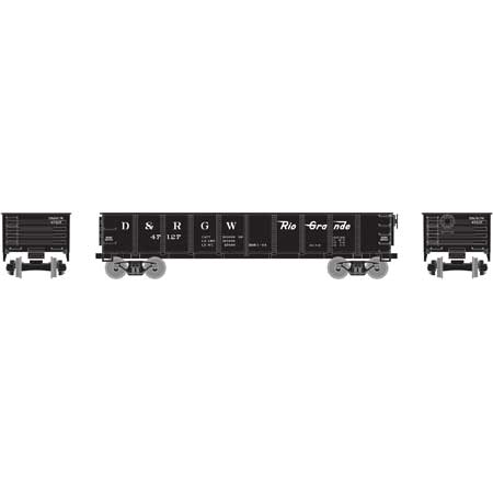 Roundhouse 1935 HO Denver & Rio Grande Western 40' Gondola Car #47127