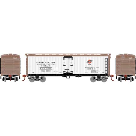 Roundhouse RND98492 HO NWX 40' Wood Reefer #15101