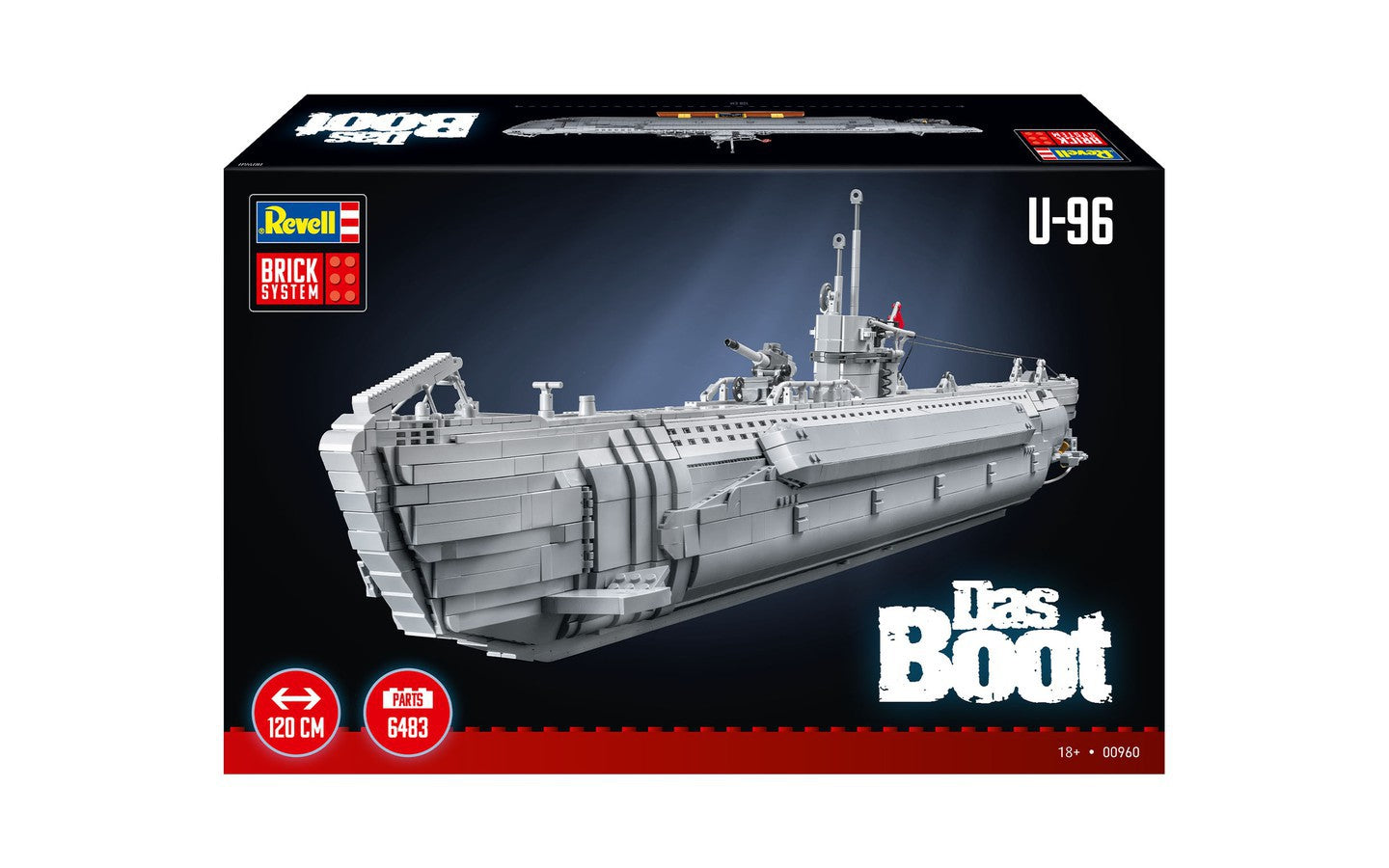 Revell 00960 1:56 Brick System Submarine 